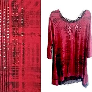 ONE WORLD ressy tunic XXL